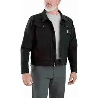 Carhartt Men's Rugged Flex Duck Relaxed Fit Jacket Black
