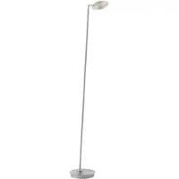Paul Neuhaus LED golvlampa Akku-Bente, dimbar, Aluminium / grå / zink, Arbetsrum / kontor, Metall, Modern, LED-golvlampa