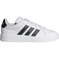 Adidas Skor - Grand Court 3.0 J - Ftwwht/Cblack/Ftww - - 38 2/3 - Skor