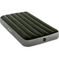 Intex Prestige Downy luftmadrass med batteripump 99x191x25 cm