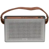 Denver BTS-200 - Högtalare - för bärbar användning - trådlös - Bluetooth - 10 Watt - silver
