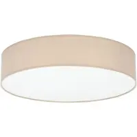 TK Lighting Taklampa Rondo , dimbar, Creme / bärnsten, Sovrum, Textil / tyger / siden, Modern, Taklampa