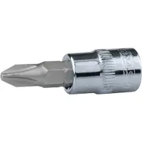 Ks Tools Hylsa med spindel Chrome+; 1/2''; PH3; 55 mm