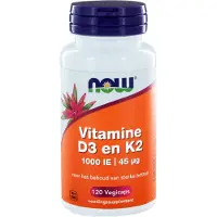 Now , Vitamin D3 & K2, 240 Kapslar