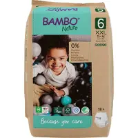 Bambo Nature blöja/bekvämbara byxor, miljömärkt, 6, papperspåse (5 st.)