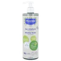 Mustela Bio Baby Micellärt Vatten Utan Sköljning 400 ml