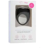 EasyToys - vibratorring för penis - svart