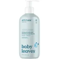 ATTITUDE , Naturlig Vård, Baby Blad‚Ñ, Shampoo & Kroppsvatten, God Natt, 16 fl oz (473 ml)
