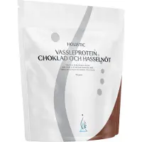 Holistic Vassleprotein choklad och hasselnöt 750 gram