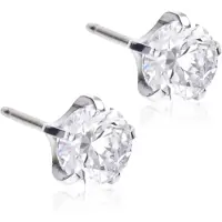 Blomdahl ST Tiffany Precious 6 mm CZ White