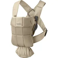 BabyBjörn Mini Woven bärväska, beige