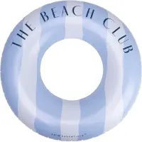 Swim Essentials Badring - Strandklubben - 120 cm - Blå/Vit - - One Size - Badring