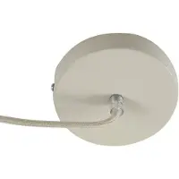 LINDBY Hänglampa Elover , dimbar, Creme / bärnsten, Vardagsrum / matsal, Metall, Modern, Pendellampa