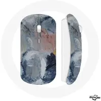 MANIACASE Souris Sans Fil Fond de texture abstraite gris