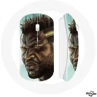 CAPACHEAP Souris Sans Fil Francis Ngannou Face MMA