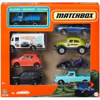 Matchbox Lekbilar eller Lastbilar 8-Pack, Set med 8 Die-Cast 1:64 Skala Fordon