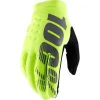 100% Brisker Cold Weather Handskar svart S 2021 Handskar för MTB