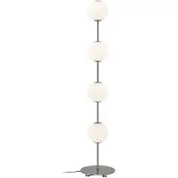 UMAGE Golvlampa , Audrey, dimbara, Metallisk, Vardagsrum, Metall, Design