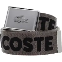 Lacoste Bälte - Jaquard Webbing - Morel Noir - - 100 cm - Bälte