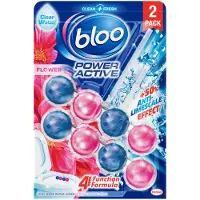 Bloo Blooo Power Active Flower WC-kantblock Twin Pack - 6 st