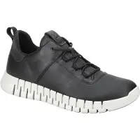 Ecco Låg sneaker 'Gruuv' svart