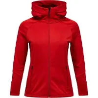 Peak Performance Women's Rider Essentials Zip Hood Red Pompeian