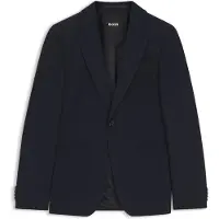 BOSS Slim-fit jacket in washable stretch wool