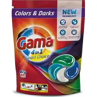 GA.MA Vizir Gama Colors &amp Darks - Kapslar för tvätt av färgade kläder - 60 st