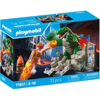 Playmobil Byggspel: Hjälten Strid Mot Jätteödlan
