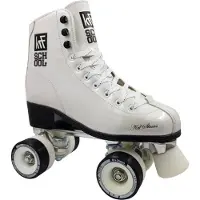 KRF School Aluminium Leather Velcro Rullskridskor