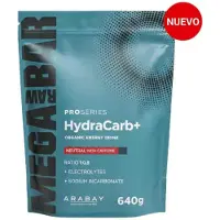 Megarawbar Hydracarb+ Proseries Neutral Caffeine Energidryckspulver 640g