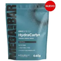 Megarawbar Hydracarb+ Proseries Neutral Energidryckspulver 640g
