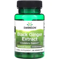 Swanson Health , Svart Ginger Extract, 100 mg, 30 Veggie Kapslar