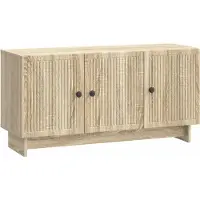 vidaXL TV-skåp Sonoma-ek 99 x 34,5 x 50 cm Konstruerat trä