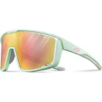 Julbo - Solglasögon - Fury Menthe/Gris Clair/Vert Reactiv 1-3 Light Amplifier för UnisexUll - Grön