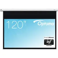 Optoma Panoview DE-9120EGA - Projektorduk - motoriserad - 120 (305 cm) - 16:9 - Matte White - för H117ST, H185X, H190X, HD28B, HZ40STx, UHD35, UHD35x, UHD38