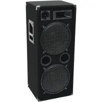 Omnitronic DX-2222, 1.0 kanaler, 500 W, 30 - 18000 hz, 8 O, Svart