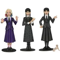 NECA Wednesday Addams Toony Terrors-figur Blandad
