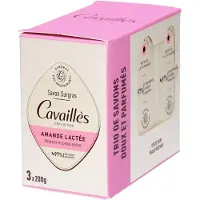 Rogé Cavaillès Savon Amande Lactee 600g Tvål 3 Enheter