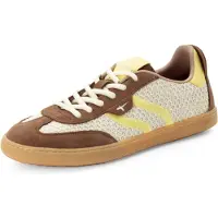 Tamaris Låg sneaker brun / ljusgul / vit