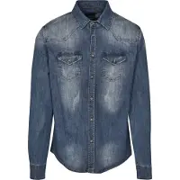 Brandit Riley Denim Skjorta Med Långa ärmar