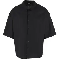 Urban Classics Boxy Cotton Linen Kortärmad Skjorta