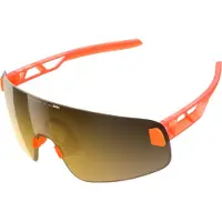POC Elicit Toric Bike Sunglasses Fluo. Orange Translucent/Clarity Road/Partly Sunny Gold