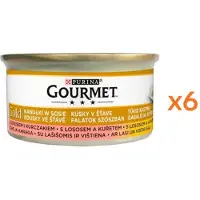 Gourmet Guldlax och kyckling i sås 85 g