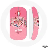 CAPACHEAP Souris Sans Fil TWICE Logo Rouge Affiche What Is Love