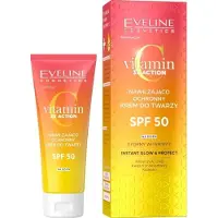 Eveline Cosmetics Eveline EVELINE Vitamin C 3xAction Återfuktande och skyddande ansiktscreme SPF50 för dagtid 30ml