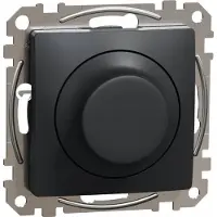 Schneider Electric SCHNEIDERE LED dimmer Schneider Sedna Design SDD114502 vridbar RC/RL svart antracit Design & Elements