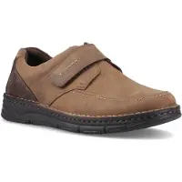 Hush puppies Forde Touch Fastening Läder Herr Sneakers i Tan