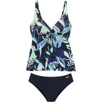 Sunseeker Tankini marinblå / ljusblå / mörkblå / ljusgrön