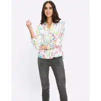 HEINE Blus blå / limone / rosa / vit